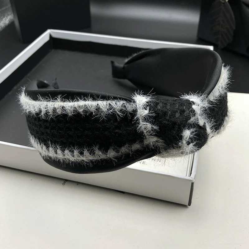 Retro classic hair clip womens new style hair tie headband high skull top wide edge knot pressure headband H260319