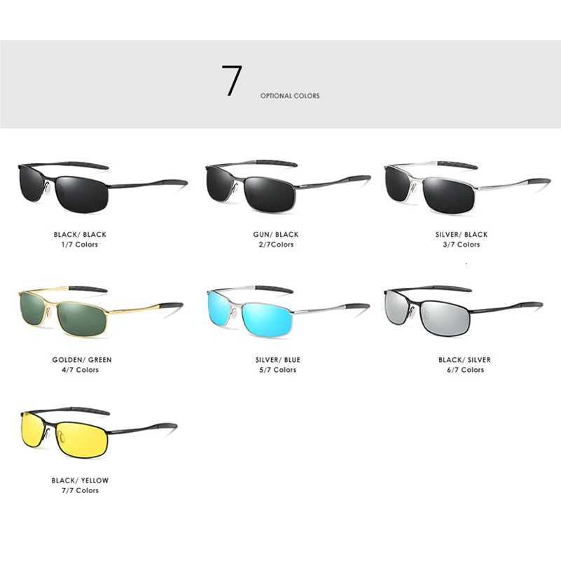New Driving Polarized Sunglasses Color Film Anti UV Sunglasses Flowers Aviation Sun Glasses Man Brand Designer H260319 - view 4