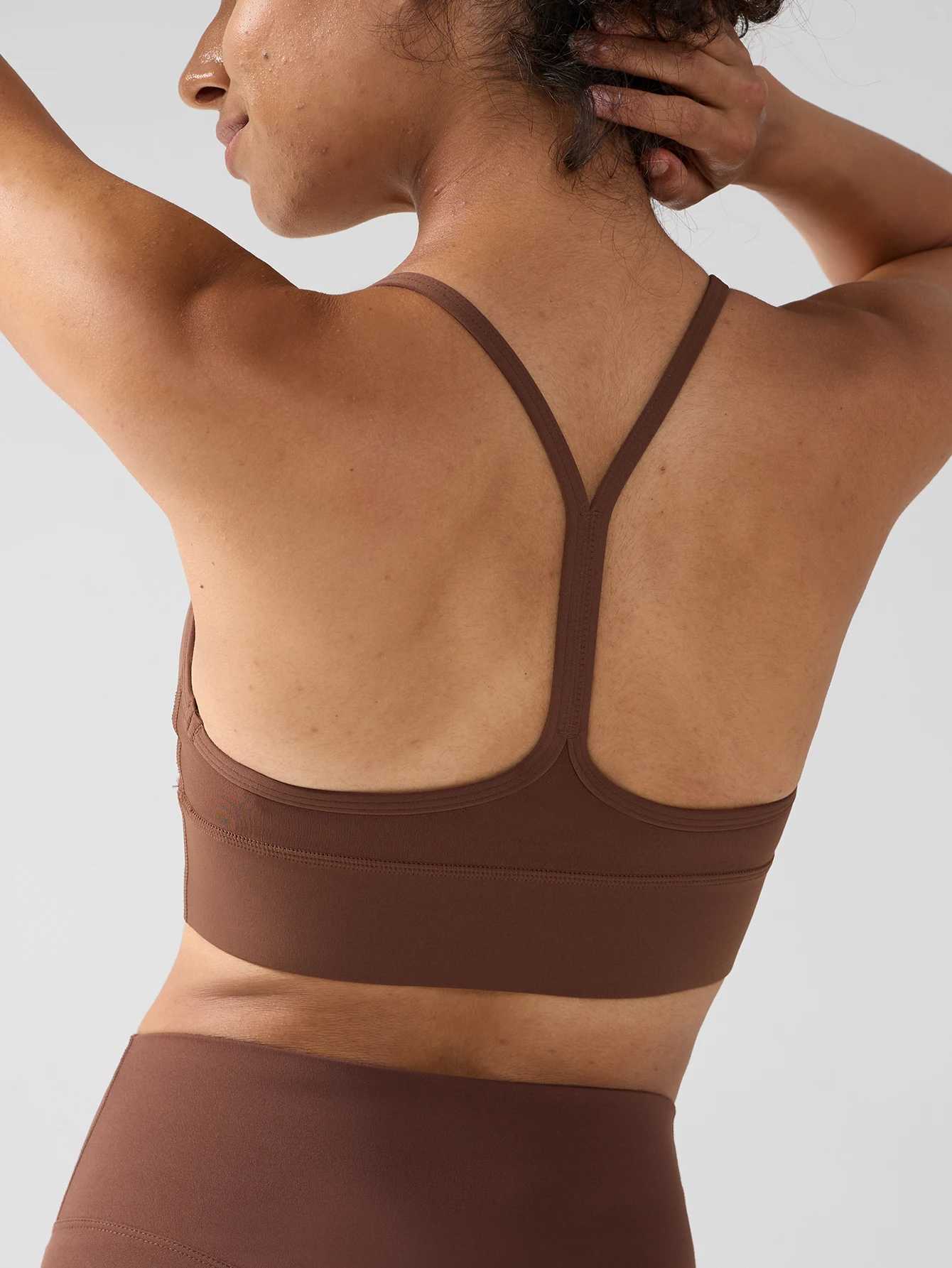 Sexy Solid Color Women Sport Bra Y Shape Beautiful Back High Strength Sports Vest Running Fitness Cycling Breathable Yoga Bra Z20260319