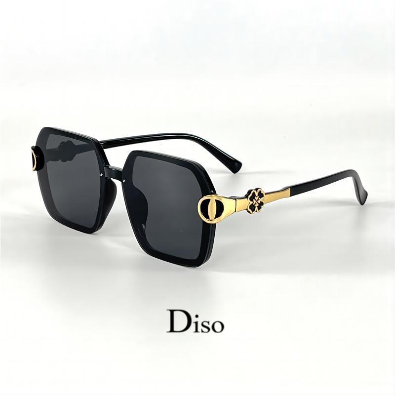 Luxury Brand Designer Sunglasses 2025 New Export Model Simple Four-Leaf Clover Sunscreen Sunglasses Retro Fashion Women's Sunglasses Heart-Shaped