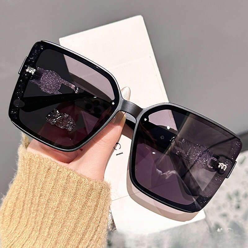 New High Quality women's classic retro square fashion glasses - UV-blocking sunglasses, high-end sunglasses