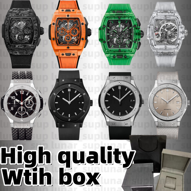 Hublotwatches Men Watch Man Designer Luxury Watch Mens Watch High Quality Watch AAA Watch Fashion Watch Automatic Watch Vintage Watch Quartz Watch With Watch Box 52n