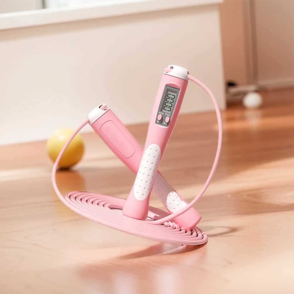 Counting Jump Rope Skipping Rope with Counter Digital Jump Rope Skipping Long Jump Rope for Gym Fitness Exercise M260319