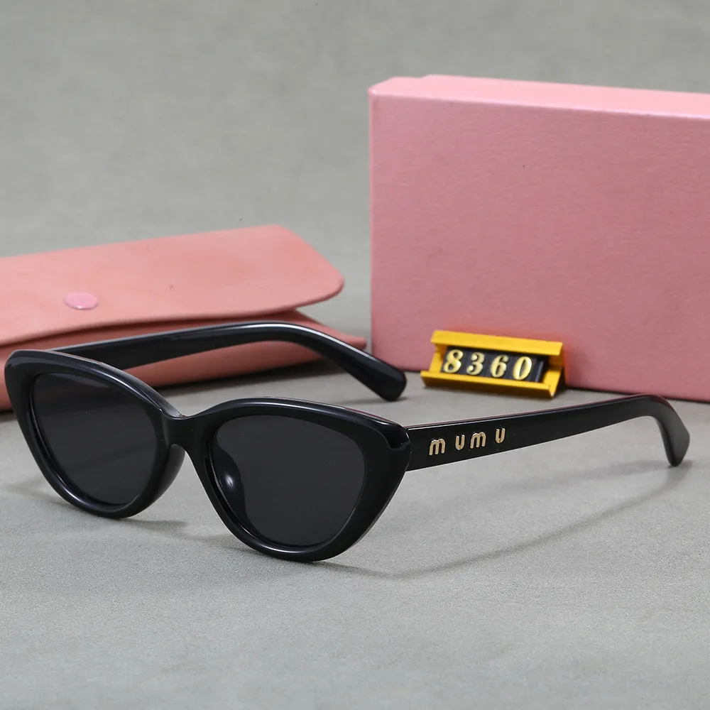 Designer Sunglasses for Women Men Luxury Classic Fashion Outdoor Driving Beach UV Protection UV400 with Original Box good Oval 8360