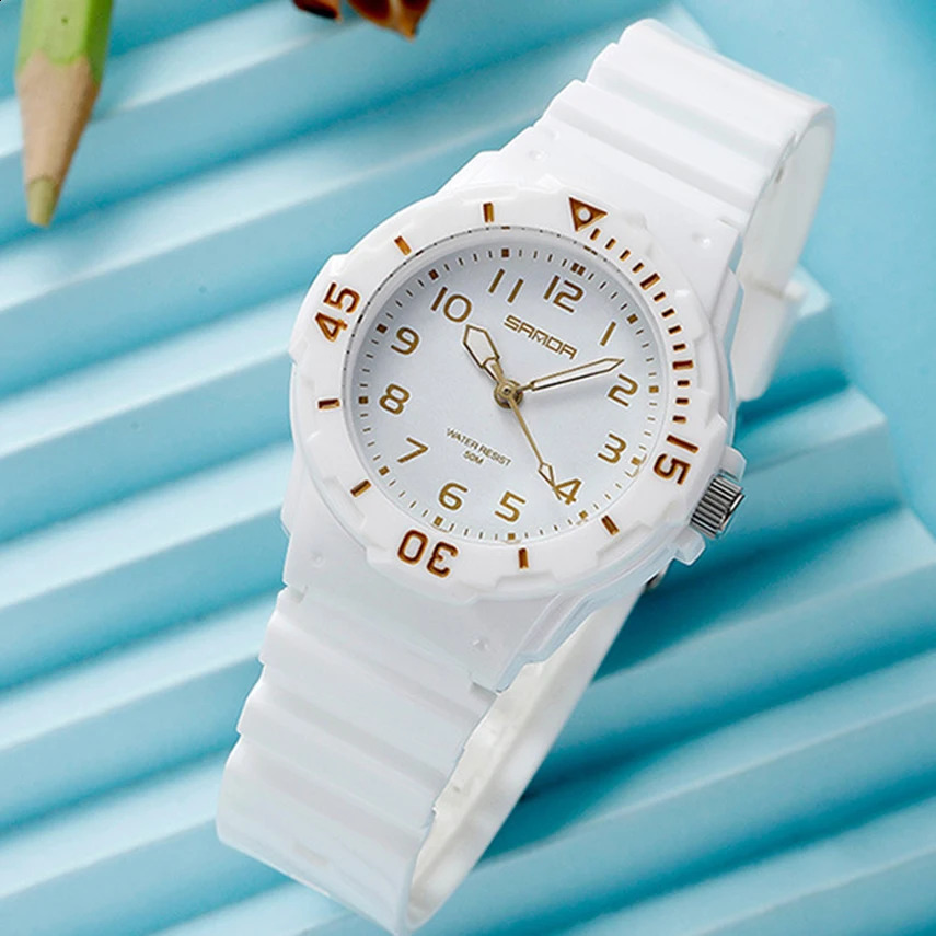 UTHAI CE31 Childrens Sport Watch Clocks 50m Waterproof wristwatches for kids Girls Boys Teens Students PU Soft 260317