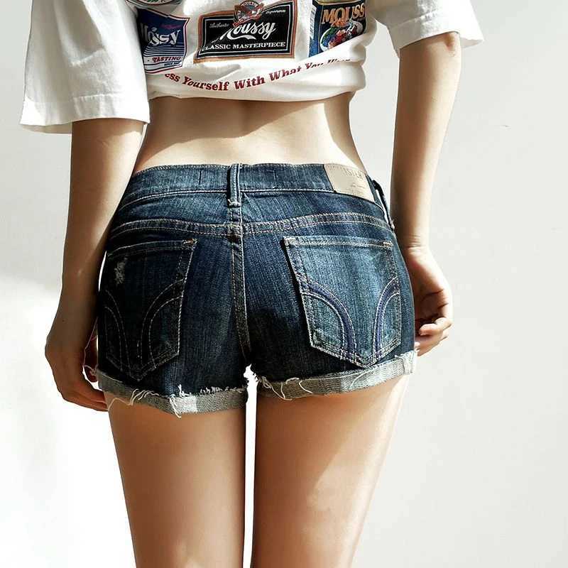 2026 Woman Low Waist Thin Mini Jeans Hot Sale Girls Sexy Fashion Pants Lady Korean Retro Designer Blue Denim Shorts M260319
