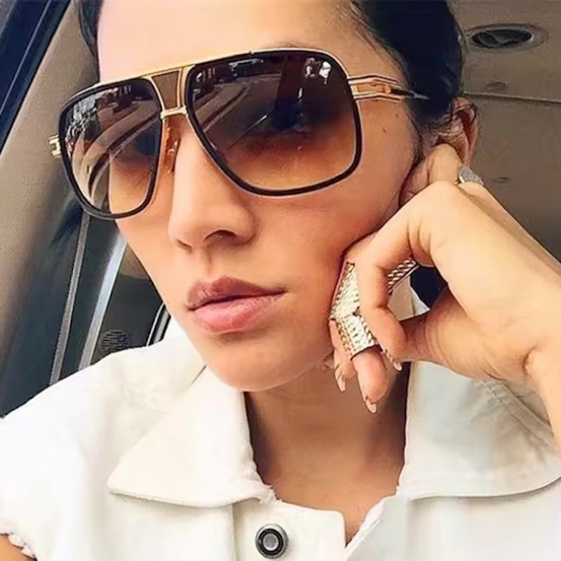 Grandmaster Five Brand Designer Sunglasses New Style Men Sun Glasses Driving Square Classic Glamour Pilot Oversized Trendy Large Street IVSTA Fashion 