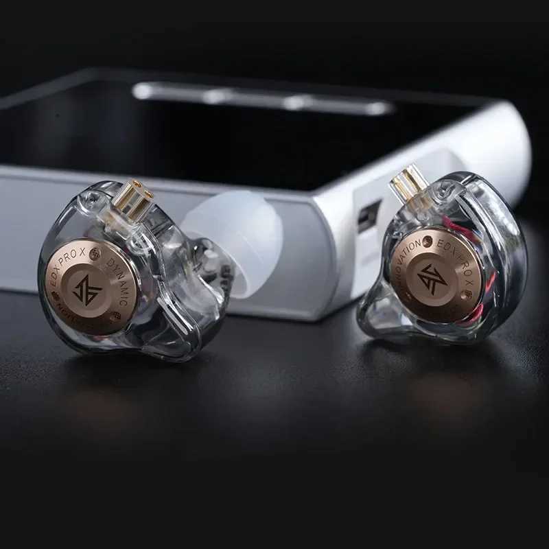 KZ EDX PRO X Dynamic Drive Earphone HIFI Bass Earbud Sport Music Cancelling Headsets 2PIN Cable KZ ZSTX ZSN PRO X EDC EDA ZVX D260319
