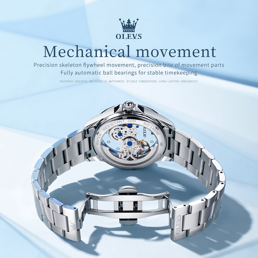 Watches Men Designer Watch Fashion Ouly Brand Watch Direct Sales Personalized Fashion Hollow Diamond Waterproof Leather Strap Women's Watch