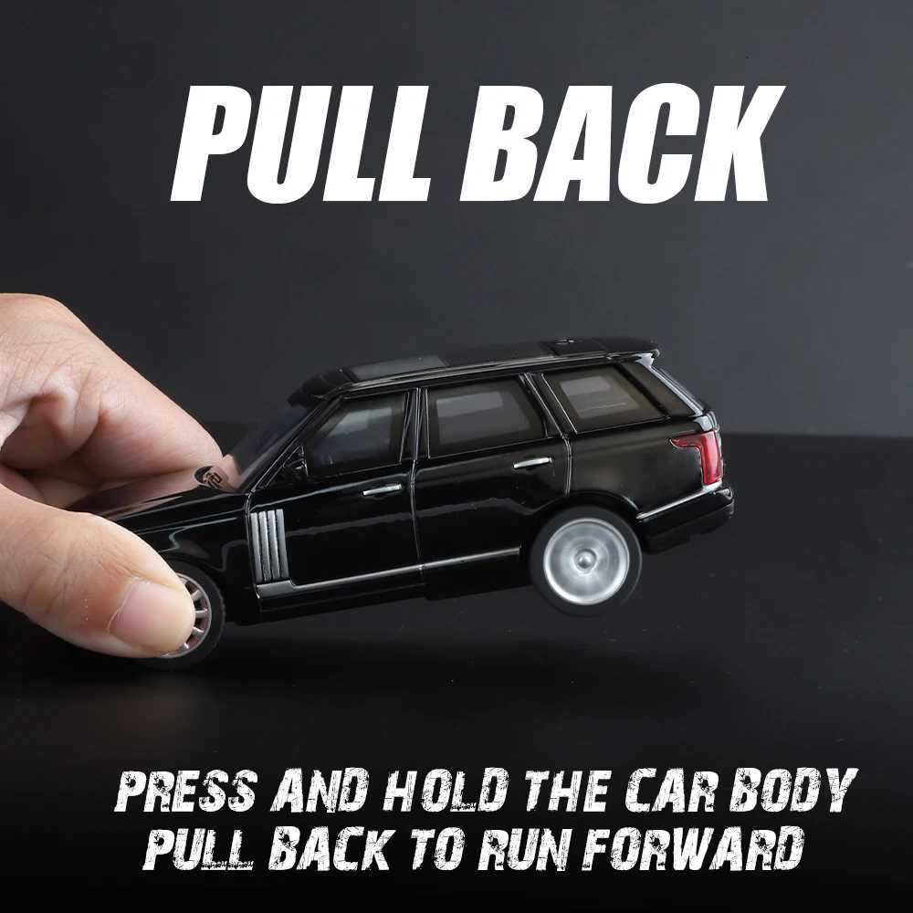 1/43 LR R0VER Alloy Diecast Car Model Off Road SUV PullBack Suspension Kid Exquisite Birthday Gift Toy Collect accurate reduct Y260319