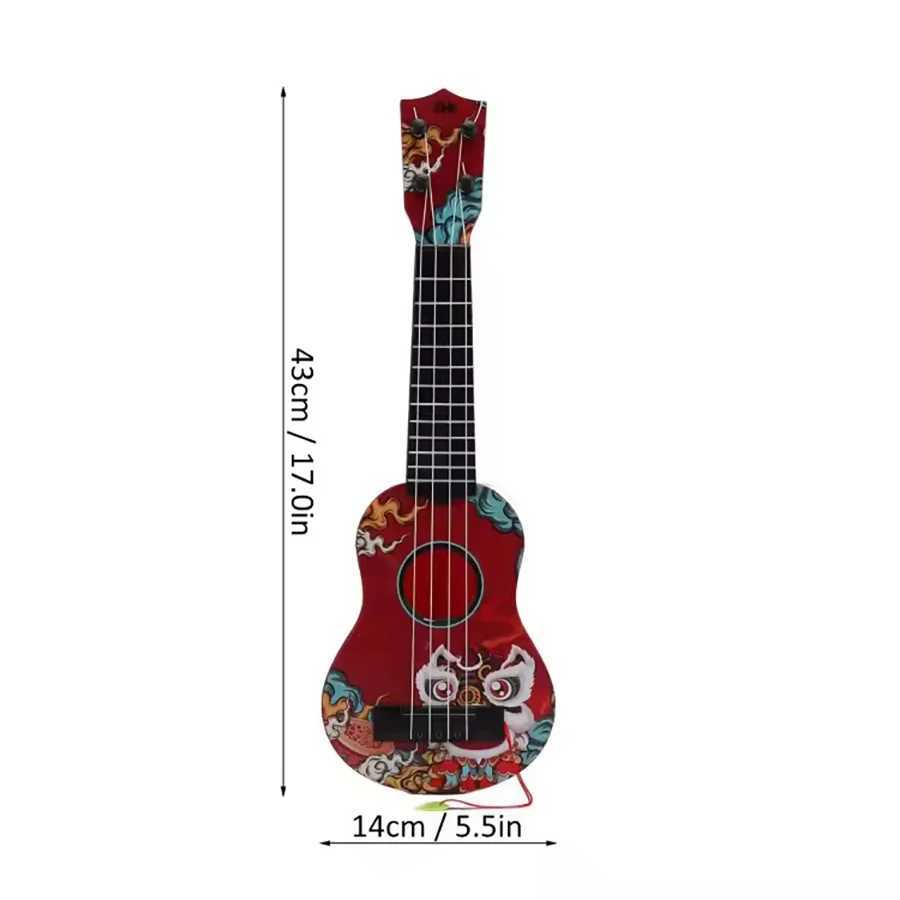 44cm Children Guitar Toy Can Be Used To Play Elementary Instruments With Paddles Simulating Yukrili Music Toys Y260319