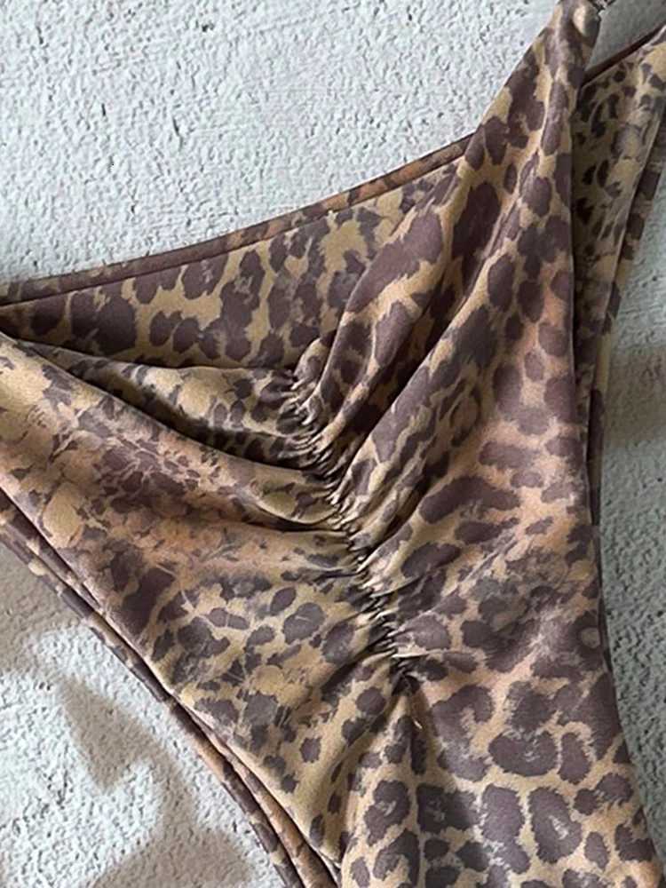 Sexy Leopard Push Up Bikinis Two Piece Bathing Suits 2026 Micro Bikini Sets Women Swimsuit Beach Wear Thong Swimwear for FemaleT260318