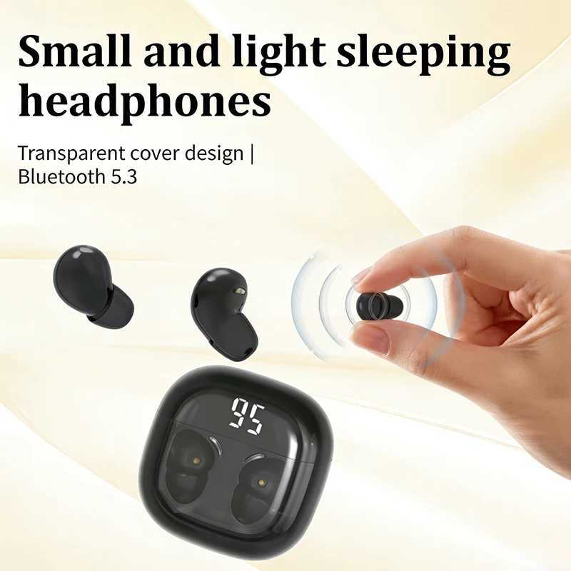 SK19 - Mini Invisible Bluetooth Headphones TWS Wireless Headphones In-ear Stereo Noise-Canceling Headphones Long Battery Life D260319