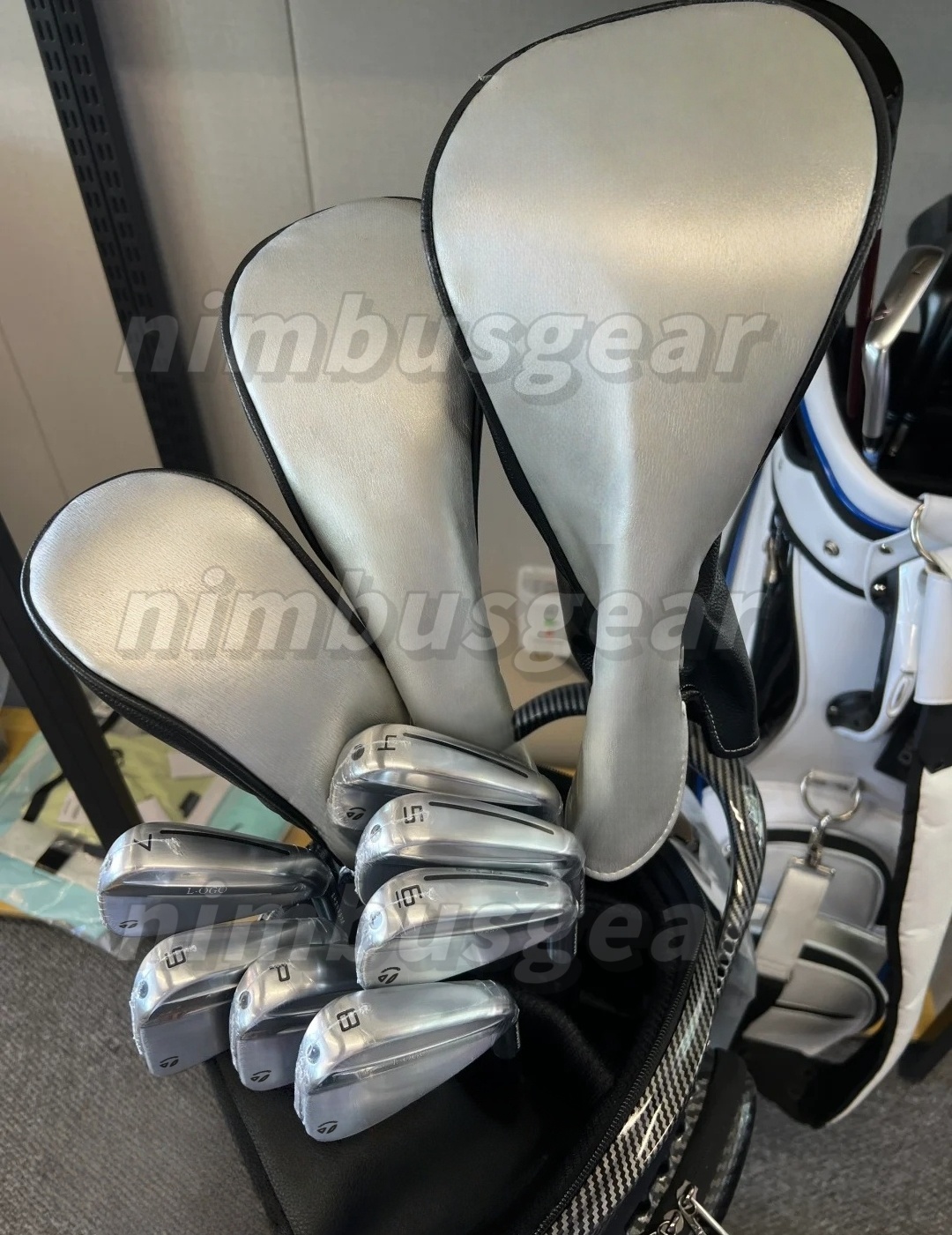 Golf Club Set P7904-9P Irons+ Driver+ 3wood+5wood -R/S/SR Flex Shaft with Headcover The 5generations real photo and more style contact seller golfalchemist