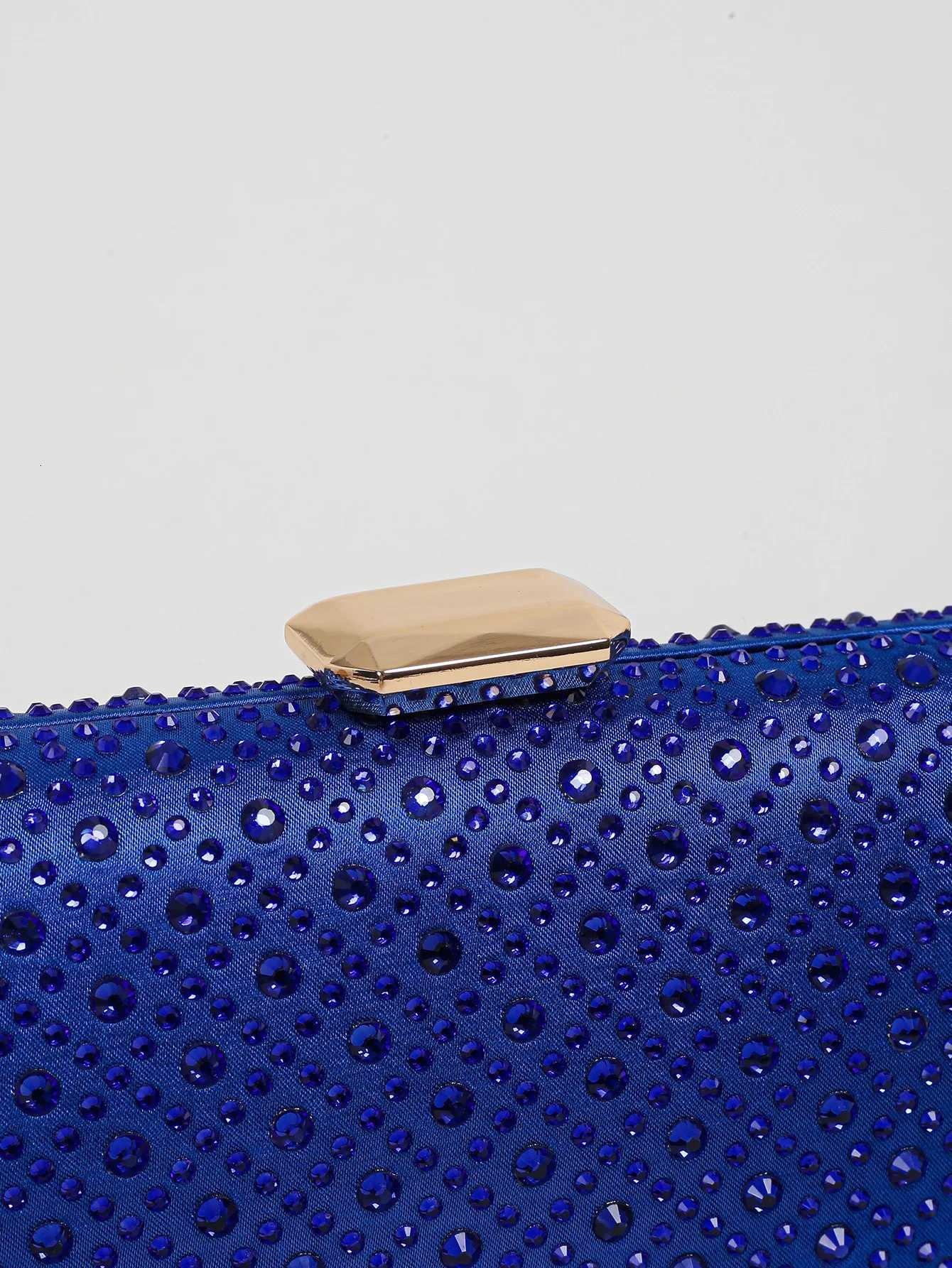 Womens Evening Bag Sparkling Rhinestone Wedding Evening Party Clutch Handbag Purse Chain Shoulder Crossbody Bag W260319 - view 6