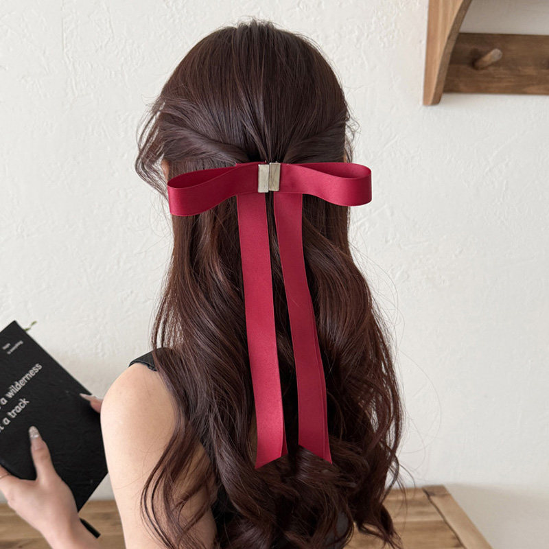 Detachable Magnetic Bow Hair Clip for Women, Back of Head Half Updo, Removable Small Claw Clip, 2026 New Hairpin