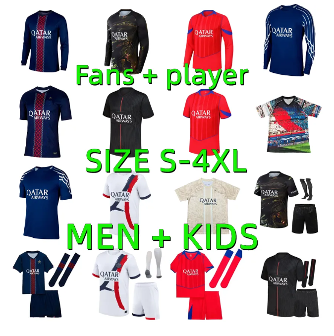 25 26 VITINHA BARCOLA Paris St Germain soccer jerseyS 2025 2026 Player version KVARATSKHELIA M.ASENSIO HAKIMI MARQUINHOS Maillots football shirt O.Dembele men kids