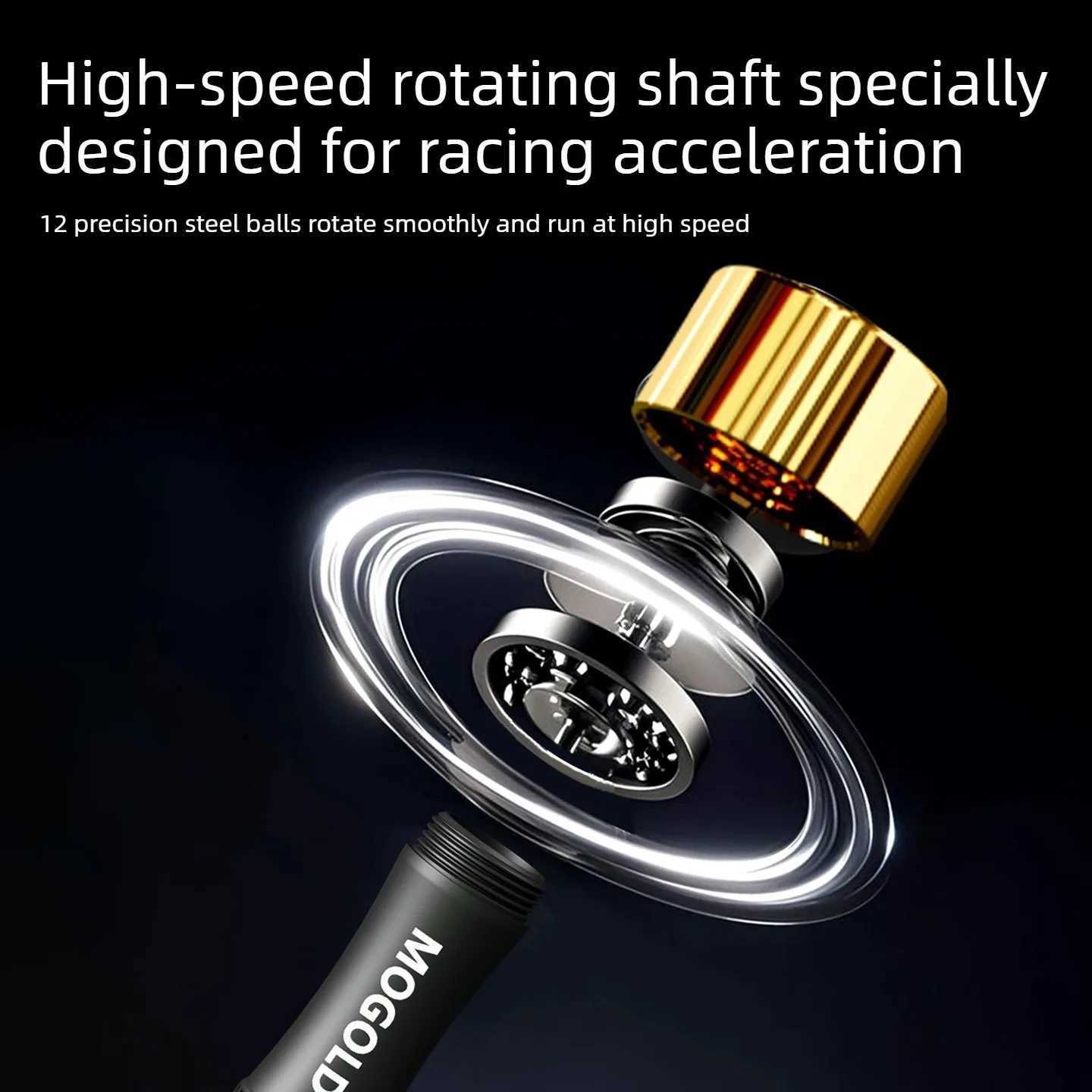 Self-Locking Bearing Skipping Rope Suitable for Human Aerobics Aluminum Alloy Handle Adjustable Rope Length Student Racing C M260319