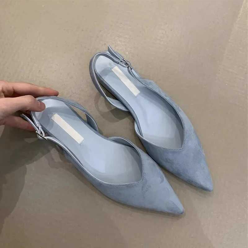 Womens Sandals Pointed Toe Flats Shoes New Woman Slippers Summer 2026 Trend Beach Dress Shoes Casual Walking Slingback Slides Z260318