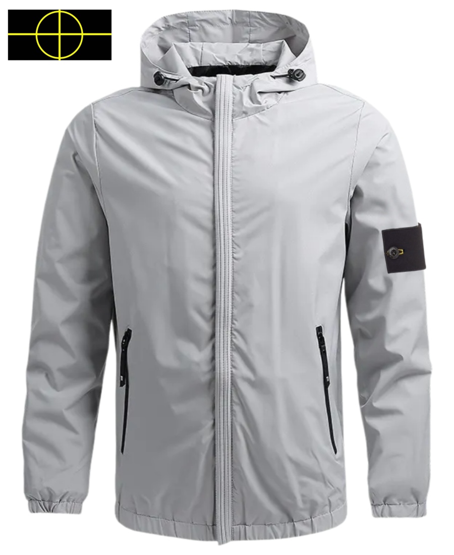 luxury Jacket Men'S Spring Autumn Windrunner Jacket Thin Zipper Designer Jacket Men Sports Windbreaker Outdoor Casual Coat Brand Women Hiking Hooded Coat Fashion