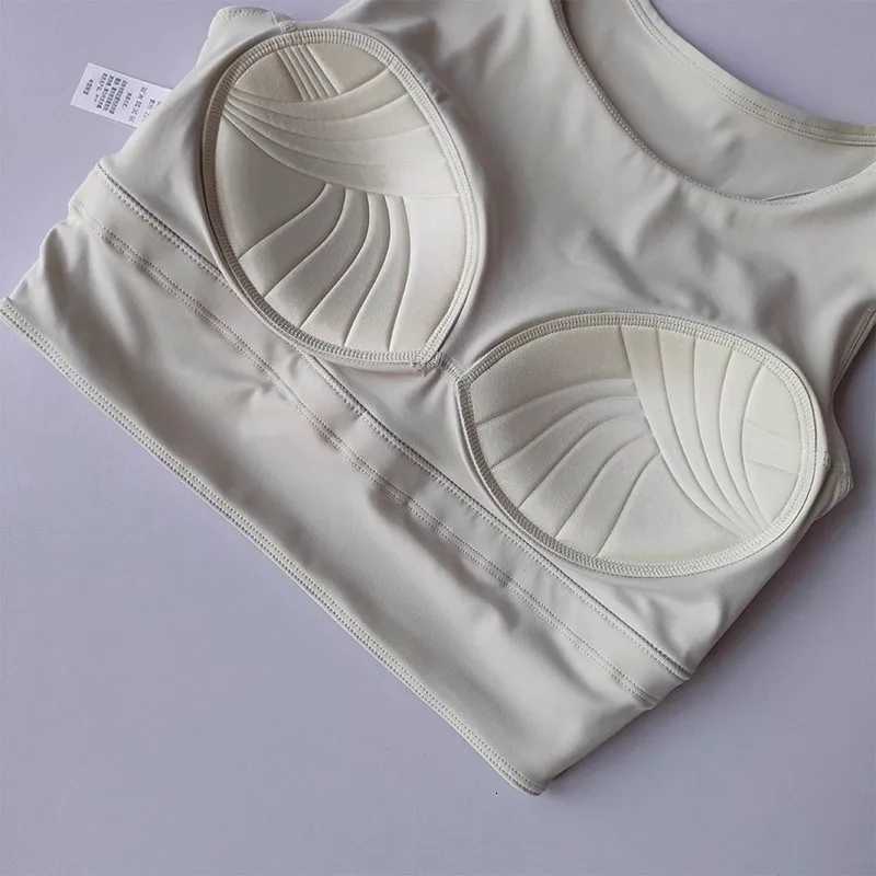 Womens Professional Shock-Absorbing Yoga Sports Vest One-Piece Gathering Sports Bra Running Collection with Breast Support Z20260319