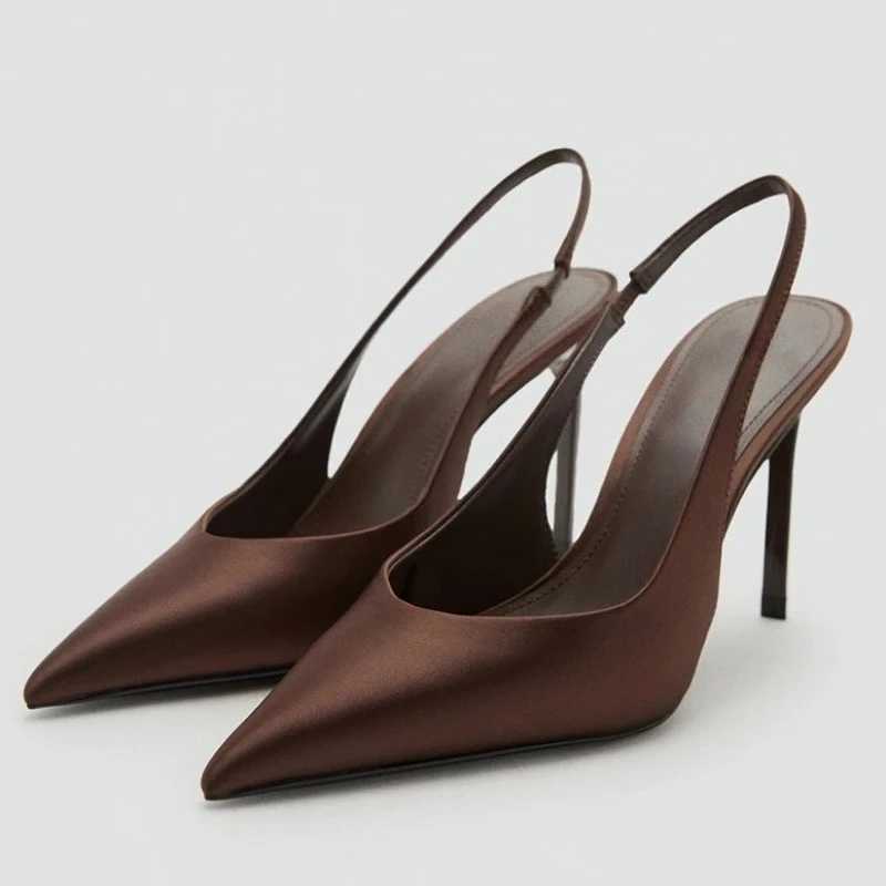 Fashion Womens Shoes Exquisite Pointed Tip High Heeled Sandals for Woman Elegant French Casual Shoes Sandalias Mujer Z260318