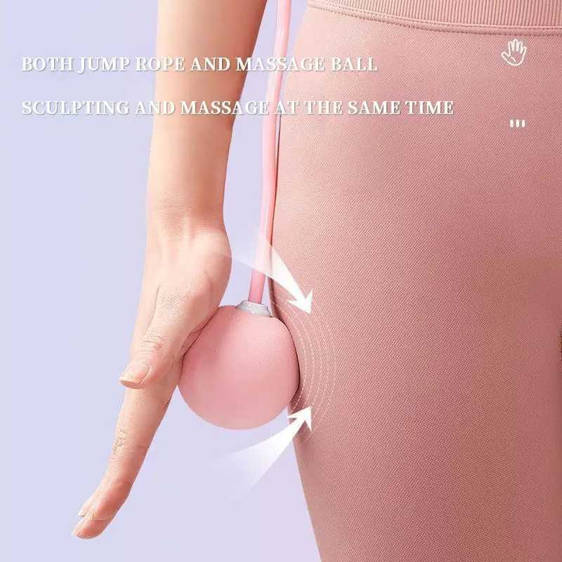 1pc Heavy Cordless Skipping Rope Fitness Jump Rope With Big Ball Suitable For Household Indoor Sports Fat Burning a01 M260319