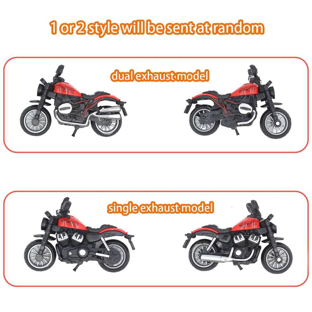 1PCS Motorcycle Model Toys Mini Vehicles Decoration Accessories for Boy Gift Alloy Car Children Birthday Gifts Y260319