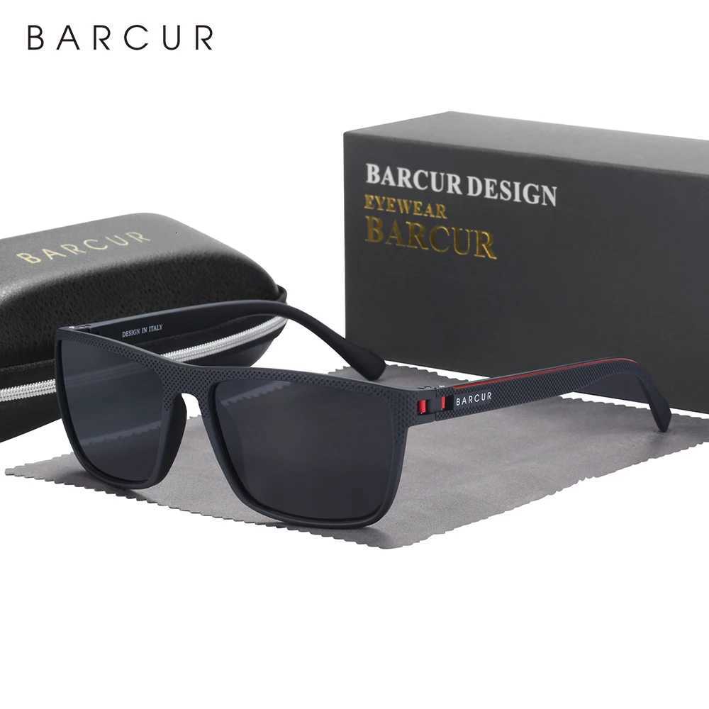 BARCUR Men Polarized Sunclasses TR90 Light Weight Fishing Travel Sun Glasses Women Outdoor Eyewear Accessory Oculos H260319 - view 3