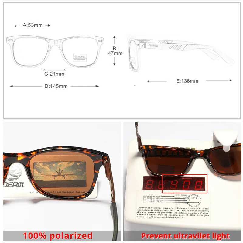 KDEAM Aluminum Magnesium Polarized Sunglasses for Men Women Night Vision Enhancement Driving Glasses Casual Photochromic Goggles H260319 - view 4