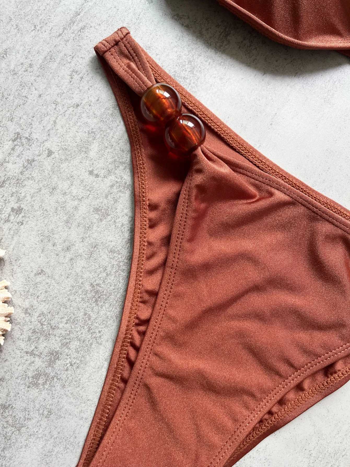 Sexy Bikini Swimsuit High Waist Mesh Brazilan Bikini Set Swimwear for Women Cheeky Bathing Suits Summer FemaleT260318