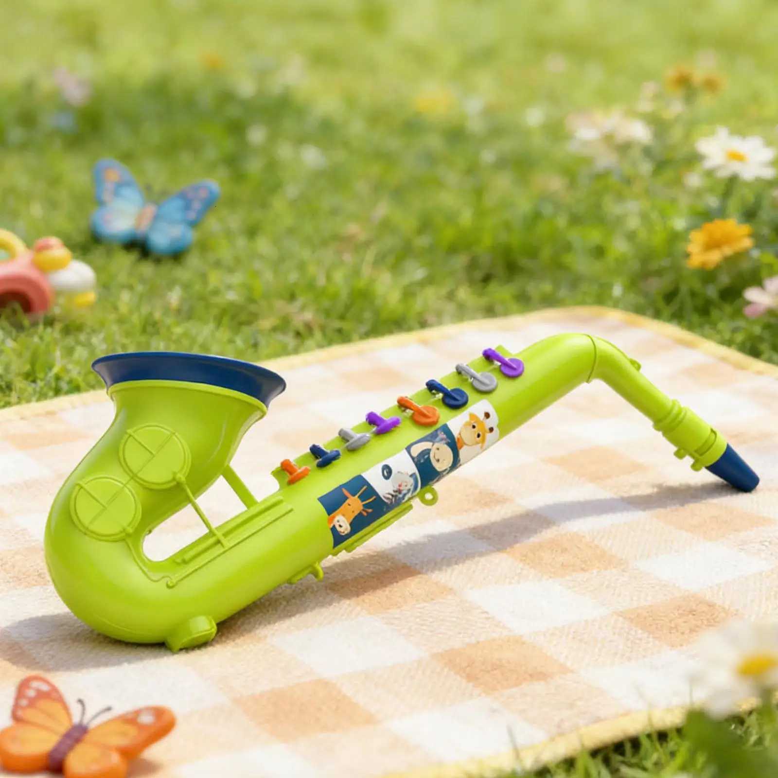 Saxophone for Kids Educational Realistic Musical Instrument Kids Learning Music Saxophone for Boys Girls Preschoolers Students Y260319