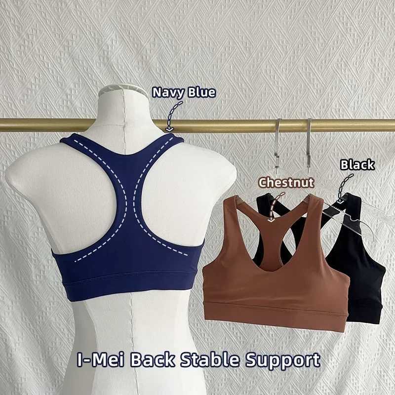 Fitness Yoga Sport Bras High Strength Beautiful Back Yoga Bra Shockproof Breathable Running Pilates Training Fitness Vest Z20260319