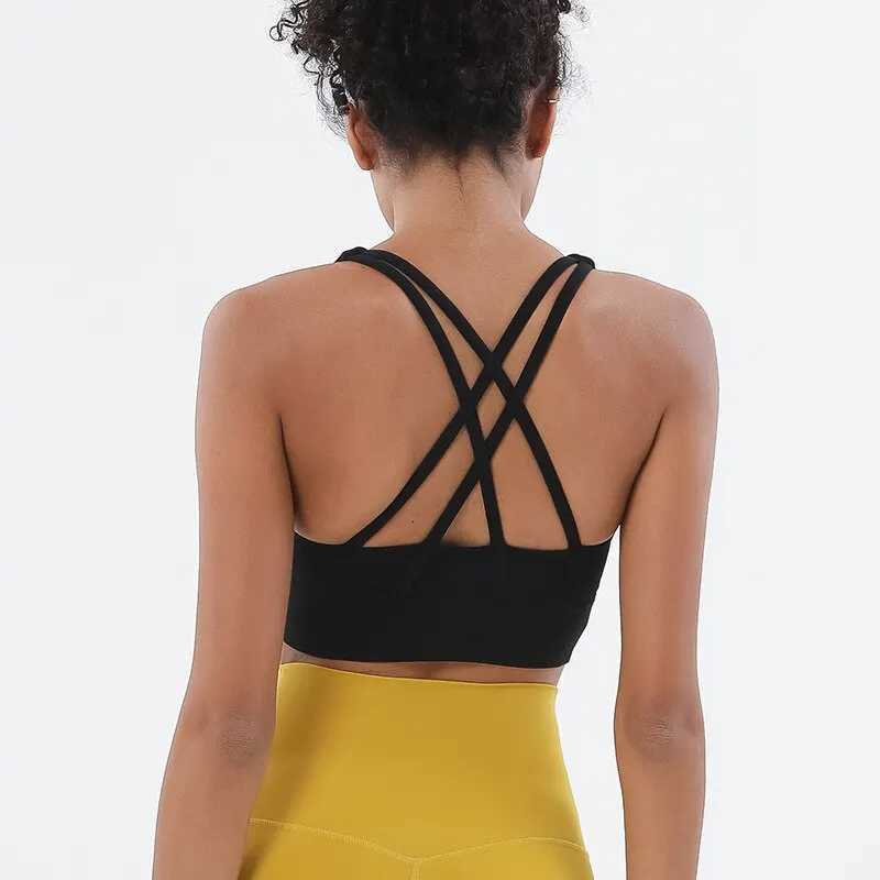 Women Fitness Yoga Bras Race Back Sports Bras Nylon Top Women Bra Sexy Breathable Underwear For Women Gym Z20260319