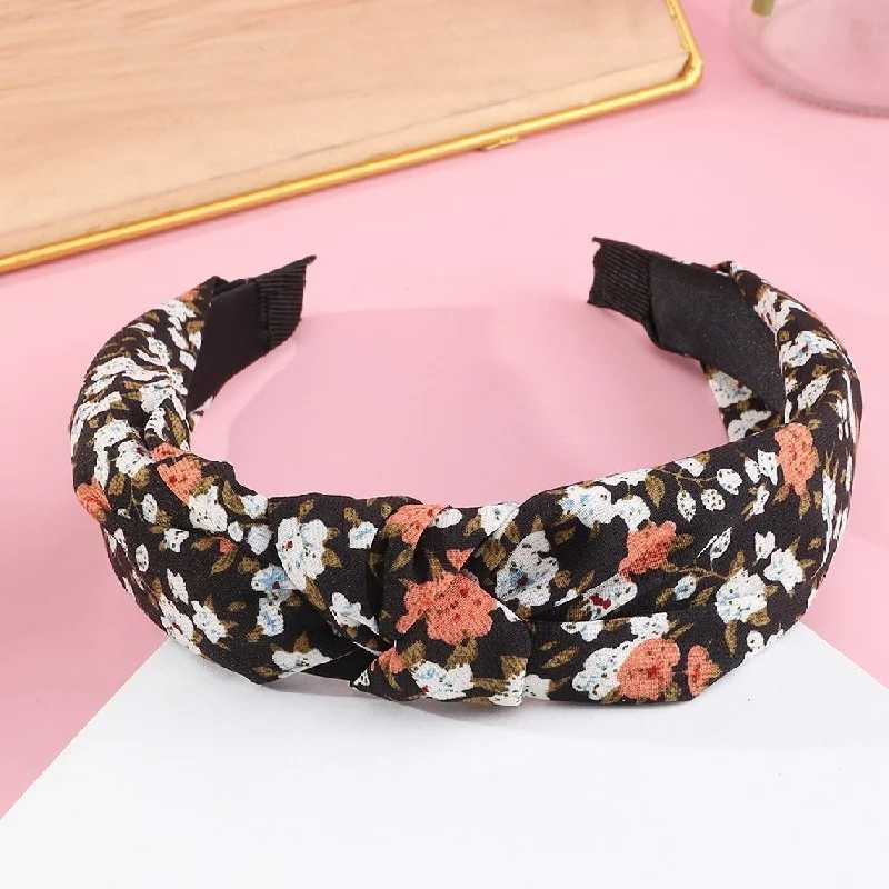 4PCS Fabric Flower Temperament Girl Headdress Adult Headband Fashion Flower Daisy Knot Female Hairband H260319