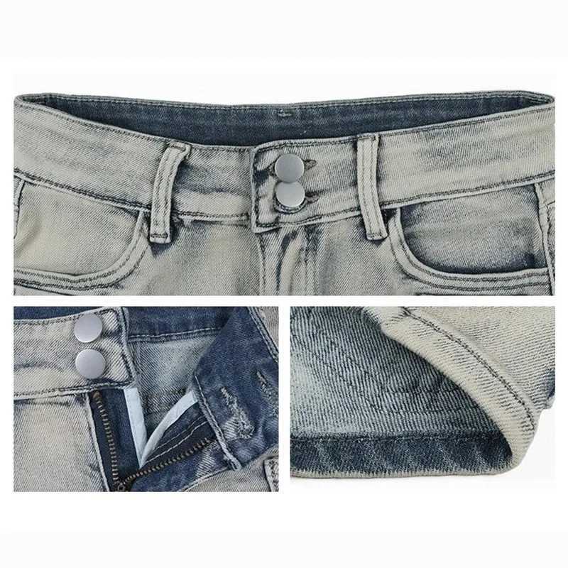 Summer Y2k Fashion Woman Skinny Thin Jeans Hot Sale Female Casual Short Pants Girls Chic Sexy Blue Denim Shorts M260319