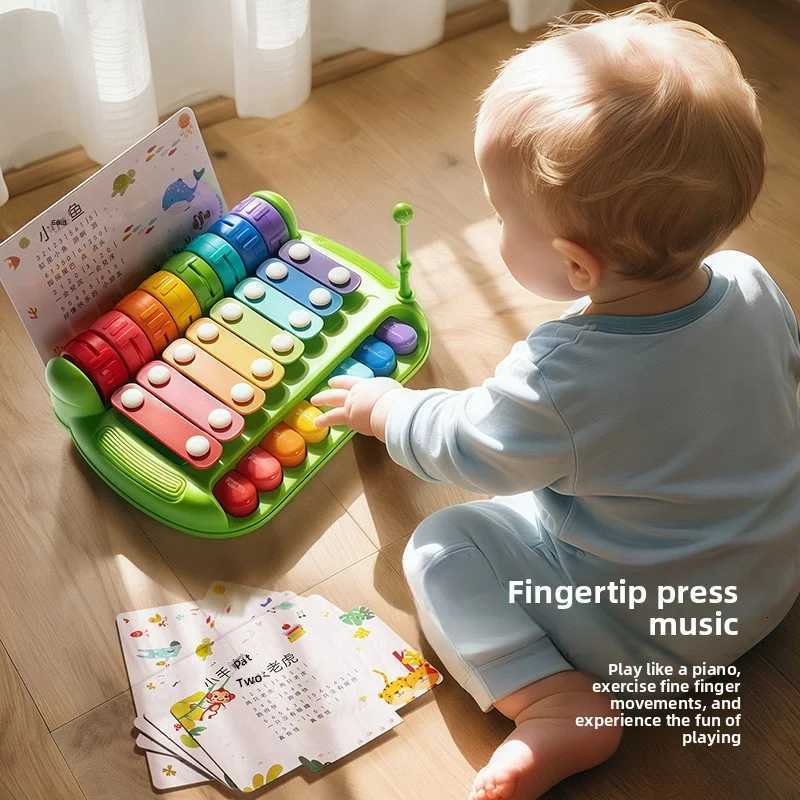 Baby Toy 2-in-1 Piano Toy Eight tone Hand Piano Toy Baby Toy Piano Instrument Y260319