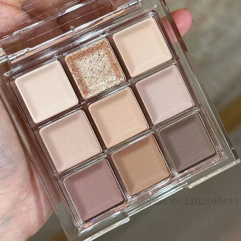 Bestseller 9 Colors Smoky Black Pink Makeup Pallete Matte Chocolate Brown Eye Shadow Palette Shimmer Shiny Eyeshadow Cosmetics Ddmyhappy
