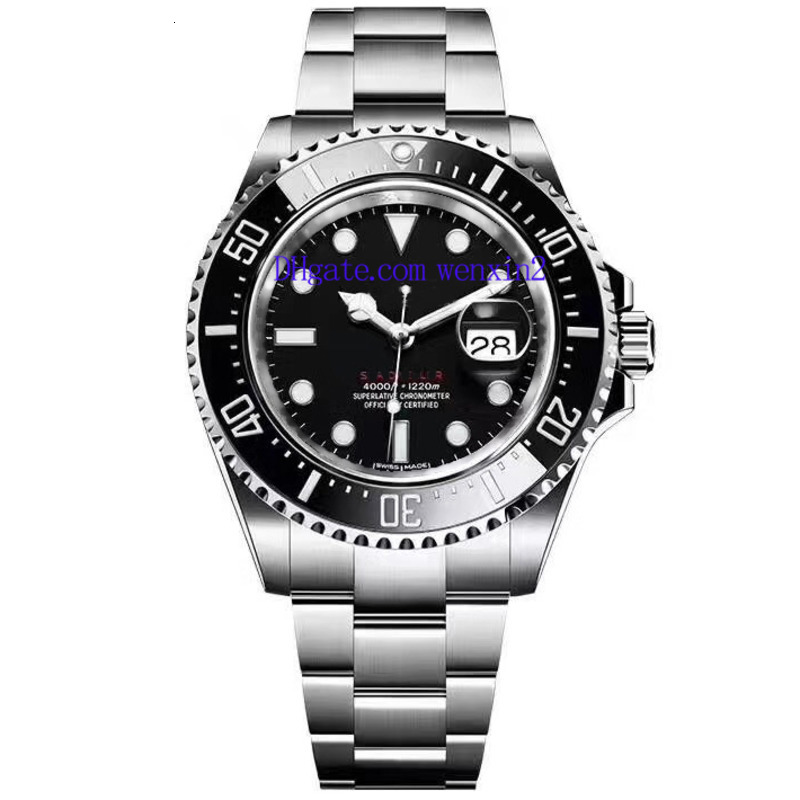 men watch Stainless Steel mens watches 43mm black Ceramic 2813 Automatic Mechanical Swimming Waterproof Super Luminous Wristwatches