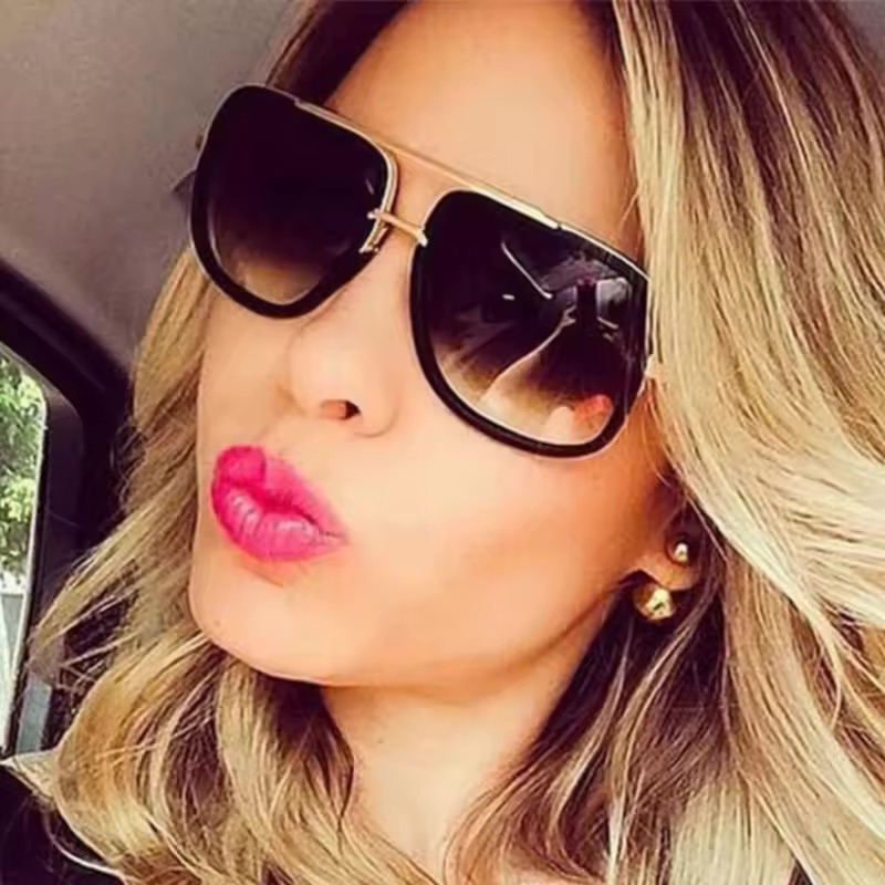 Mach-One Luxury Brand Sunglasses Men Casual Business UV400 Driving Women Outdoor Retro Couple Designer Glasses Big Steampunk Hip hop Rock IVSTA Fashio