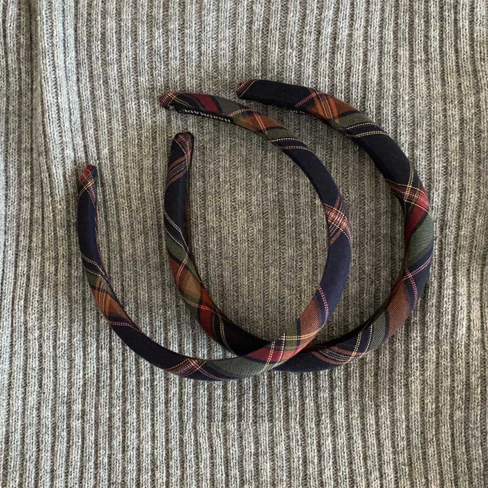 1PCS Classic Khaki Checkered Headband Retro British-Style Hair Hoop High-End Hair Clip for Hair Styling Sponge Hair Accessory H260319