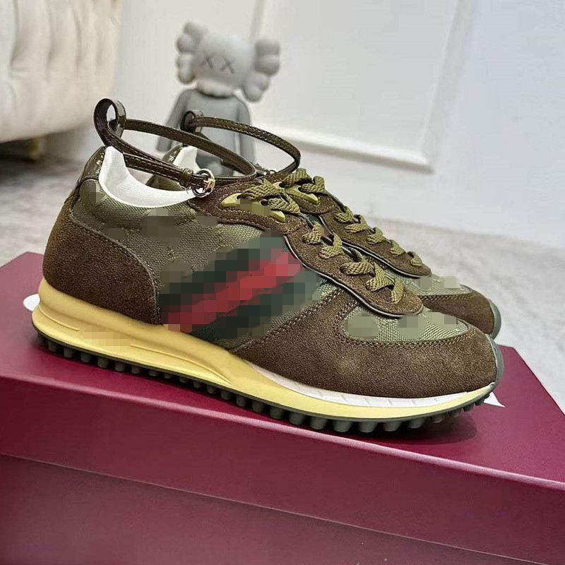 Designer Re-Motion fashion Women Casual Shoes luxury suede leather Interlocking nylon Daily Outfit Pointed Toe sneaker outdoor shoes Size 35-40 3.12 03