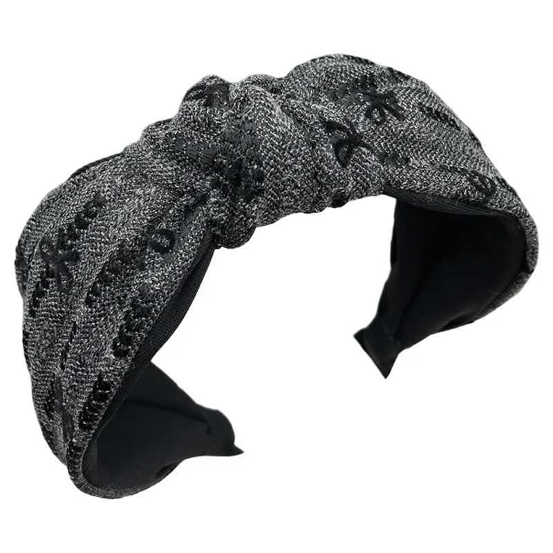 High end bow hook flower hair clip for womens fashion new high skull top headpiece with wide edge compression headband H260319