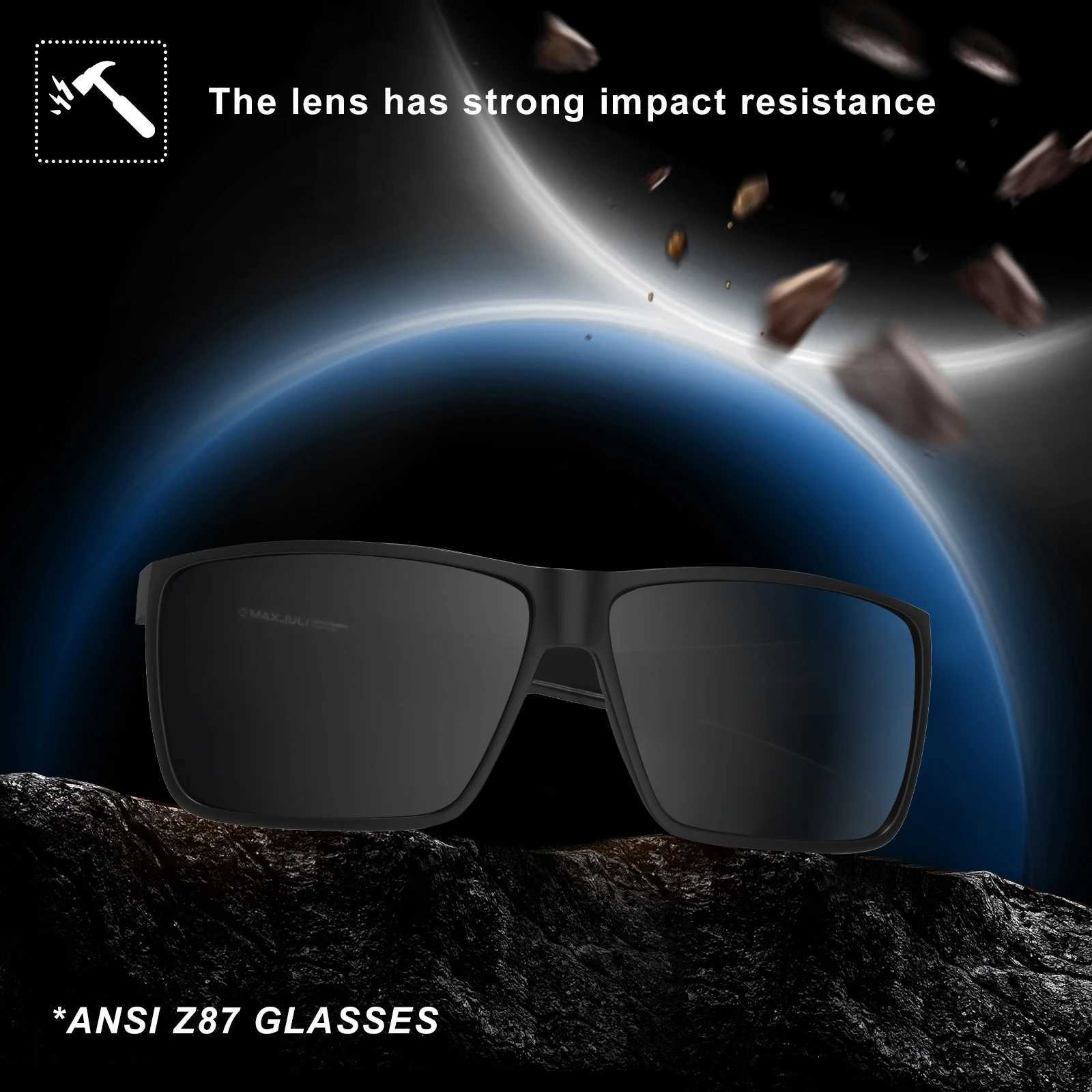 XL Z87 Safety Sport Sunglasses Men Big Wide Heads TR90 Ultralight UV400 Oversized Shades Outdoor 8108 H260319 - view 6