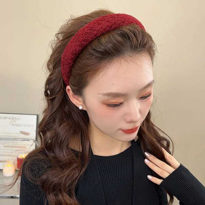 2026 Winter Korean Fashion Hairbands Headband Women Girls Scrunchies Hair Head Hoop Band Accessories Headdress Headwear Ornament H260319