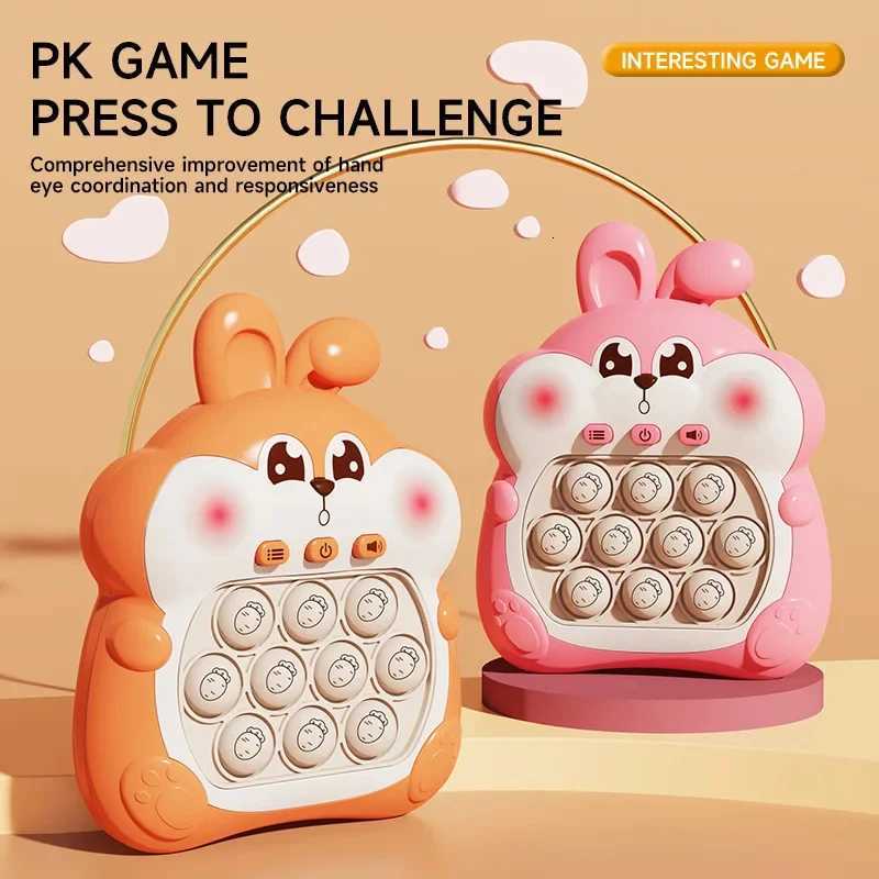 New 5th Generation Cute Rabbit Press and Play Game Console Speed Push and Breakthrough Decompression Toy Y260319