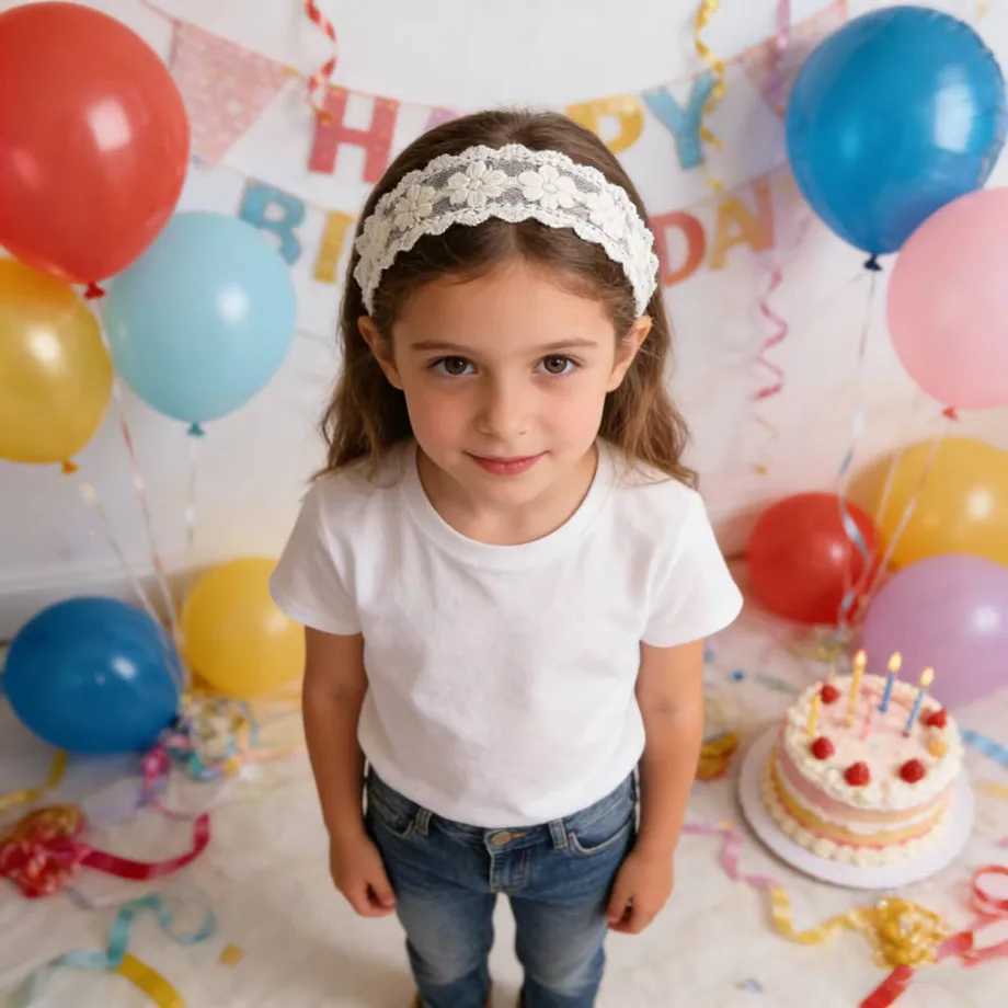 New Cute Elegant White Lace Hairbands Headband Women Kids Scrunchies Hair Head Hoop Band Accessories Headdress Headwear Ornament H260319