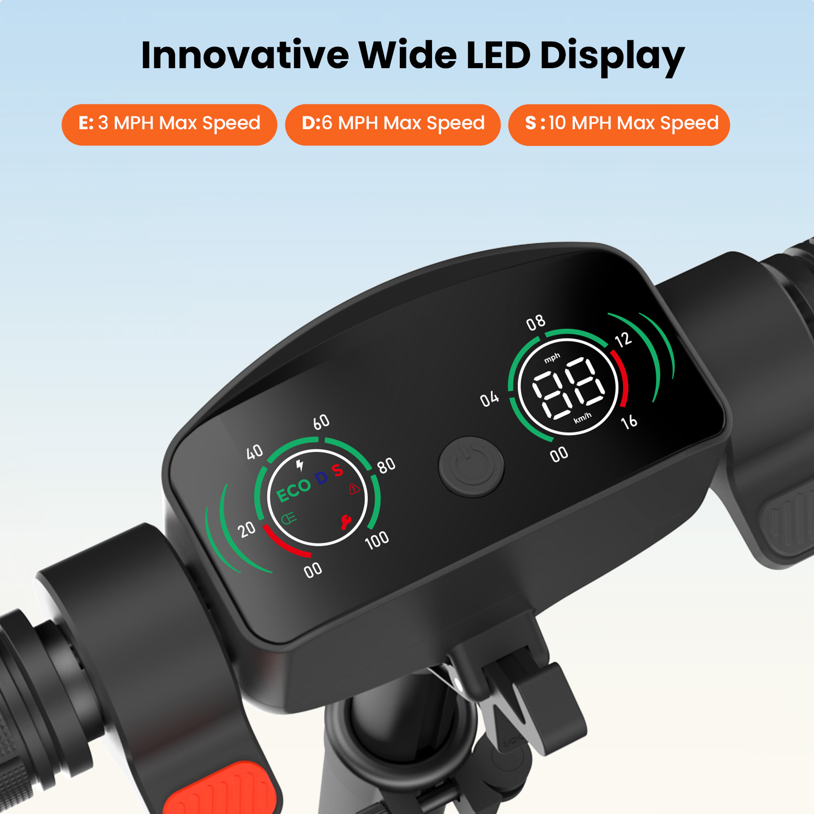 iScooter K6 Kinder Scooter for Children aged 6 to 12 age 3 Riding Modes with 6 inch Wheels and 7 Colour Lights Children's E-Scooter