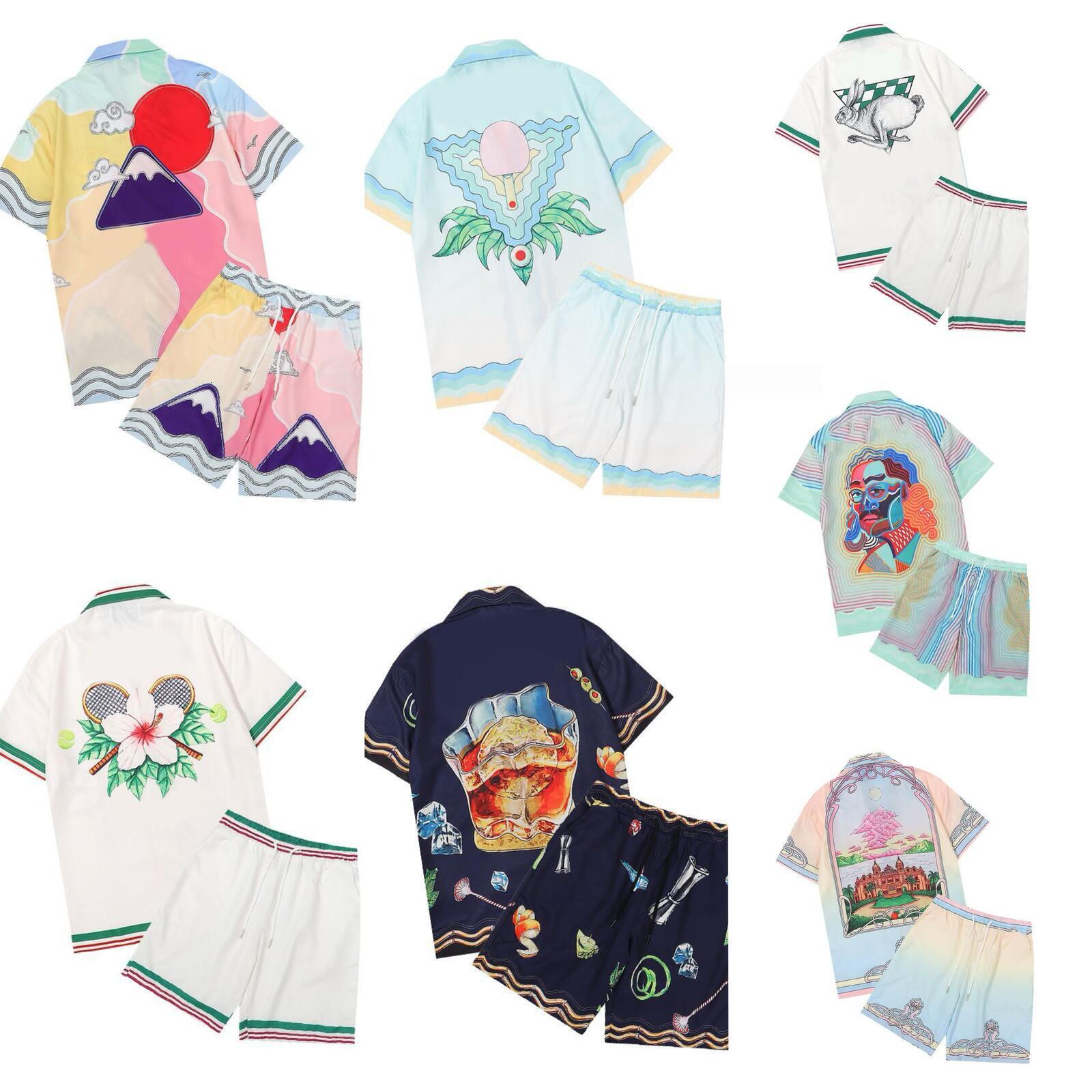t shirt designer set tracksuit men women summer shorts fashion holiday couple printing casual looseshirt luxury high quality graphic tee men