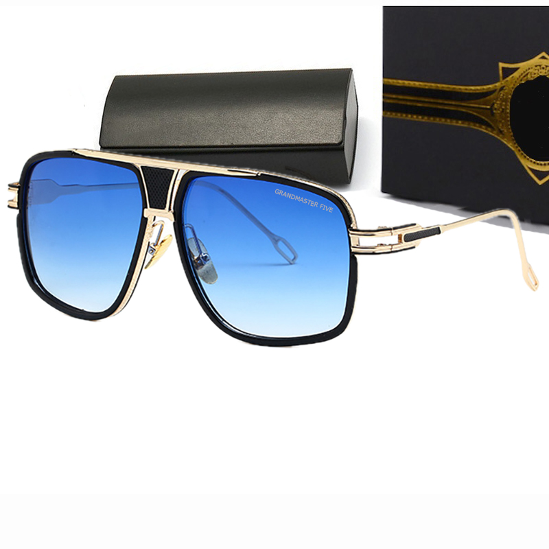 Grandmaster Five Brand Designer Sunglasses New Style Men Sun Glasses Driving Square Classic Glamour Pilot Oversized Trendy Large Street IVSTA Fashion 